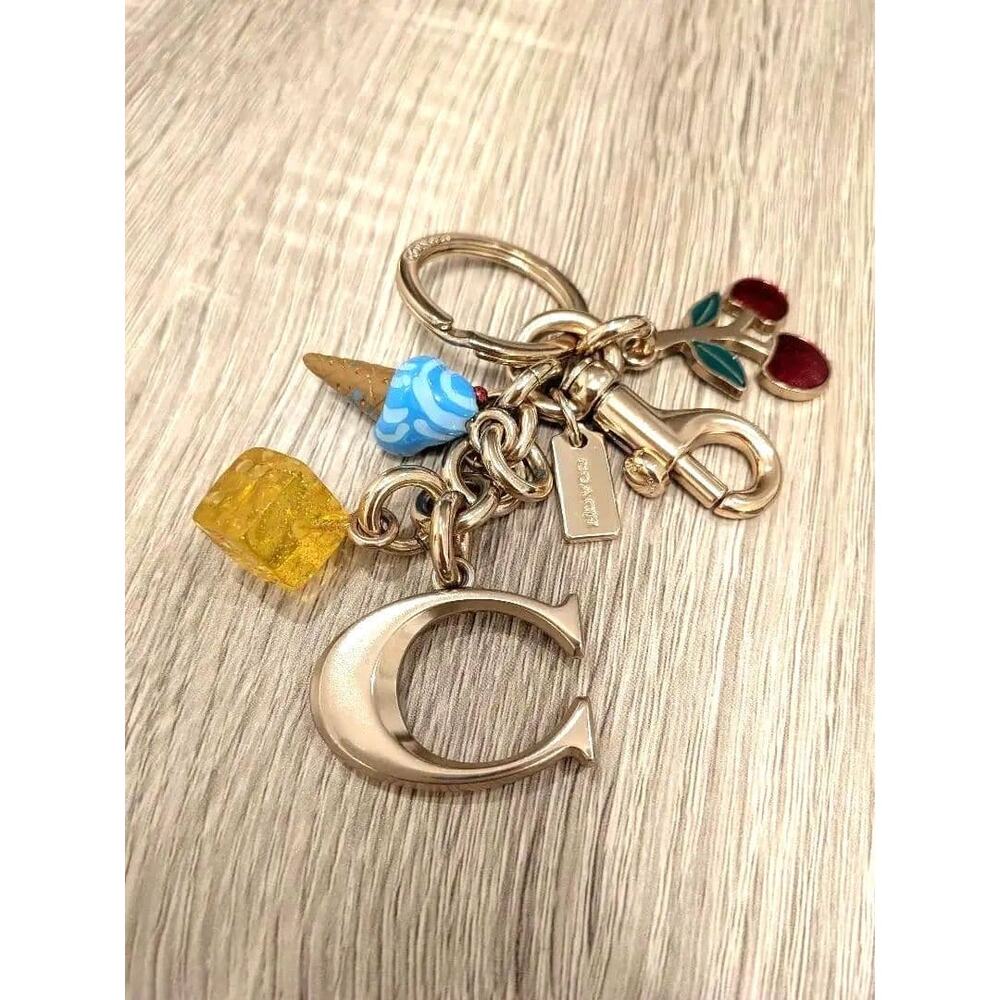 Coach Multi Charm Key Chain - Picture 2 of 4